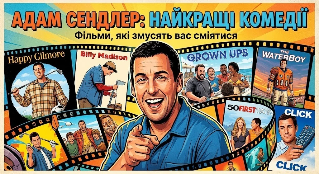 Найкращі фільми комедії Адама Сендлера для перегляду вдома Найкращі фільми комедії Адама Сендлера для перегляду вдома