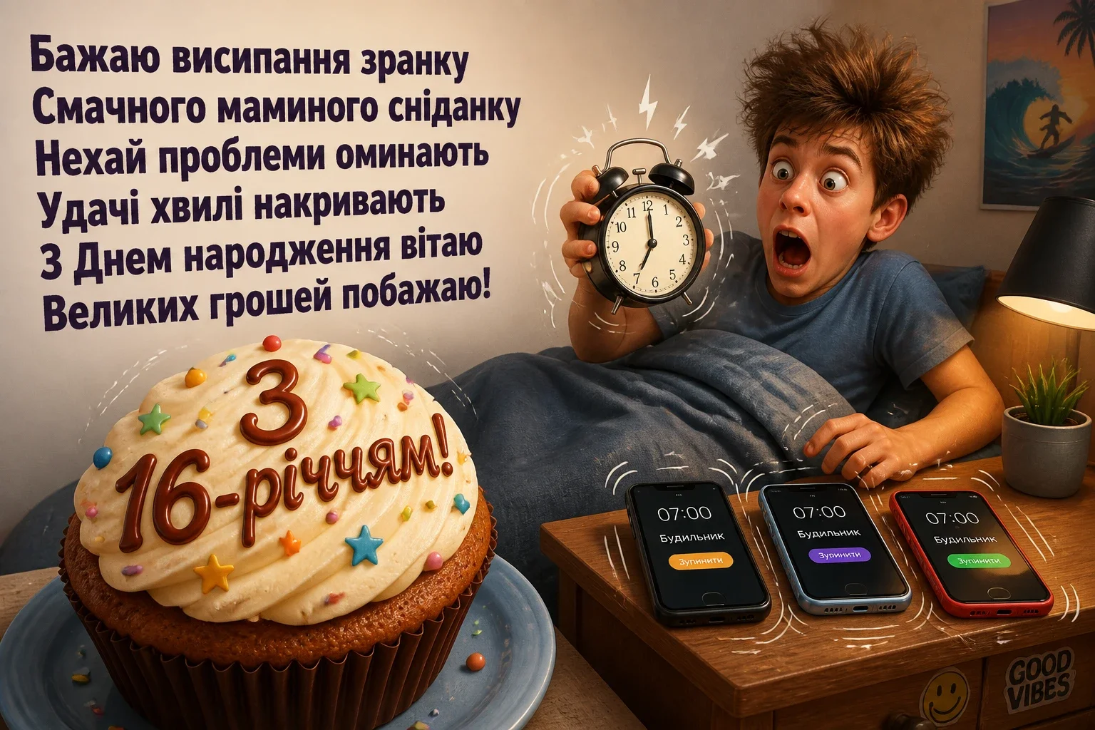 привітання з 16-річчям хлопця