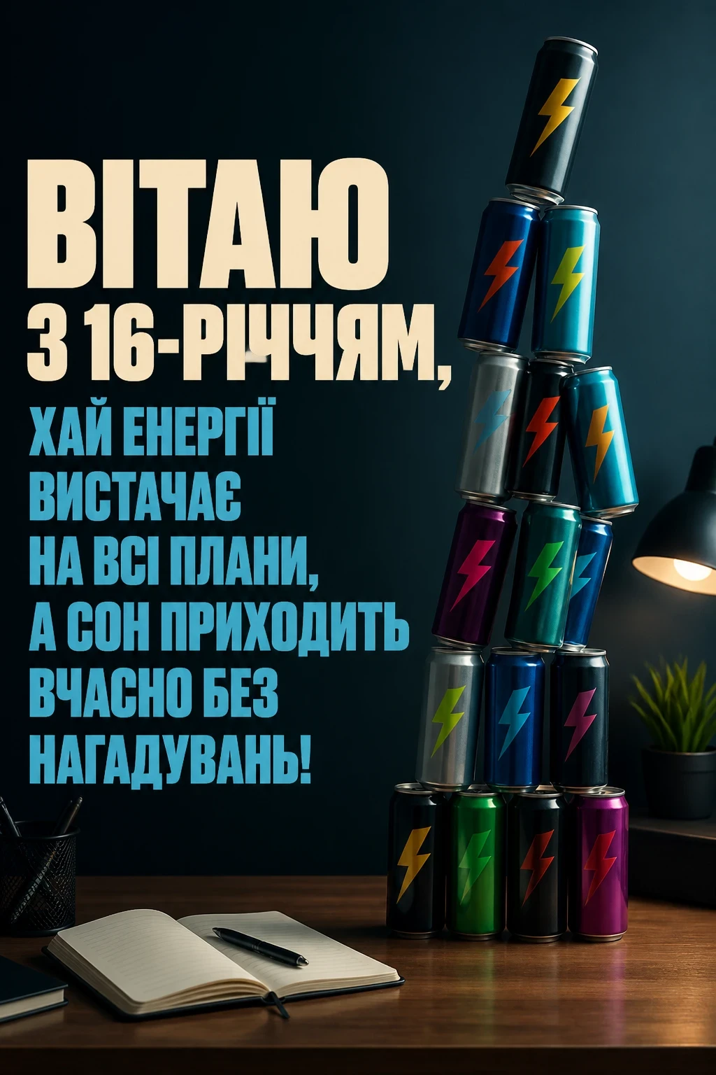 привітання з 16-річчям хлопця