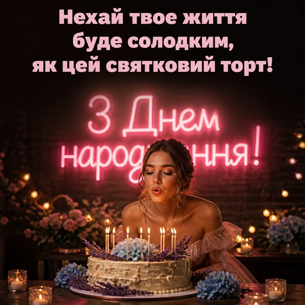 Привітання з днем народження для найкращої подруги з квітами в картинках
