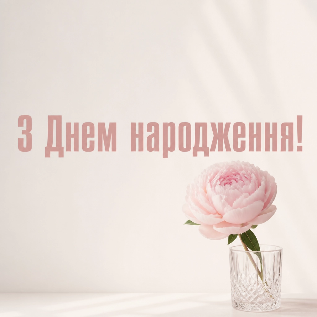 Привітання з днем народження для найкращої подруги з квітами в картинках