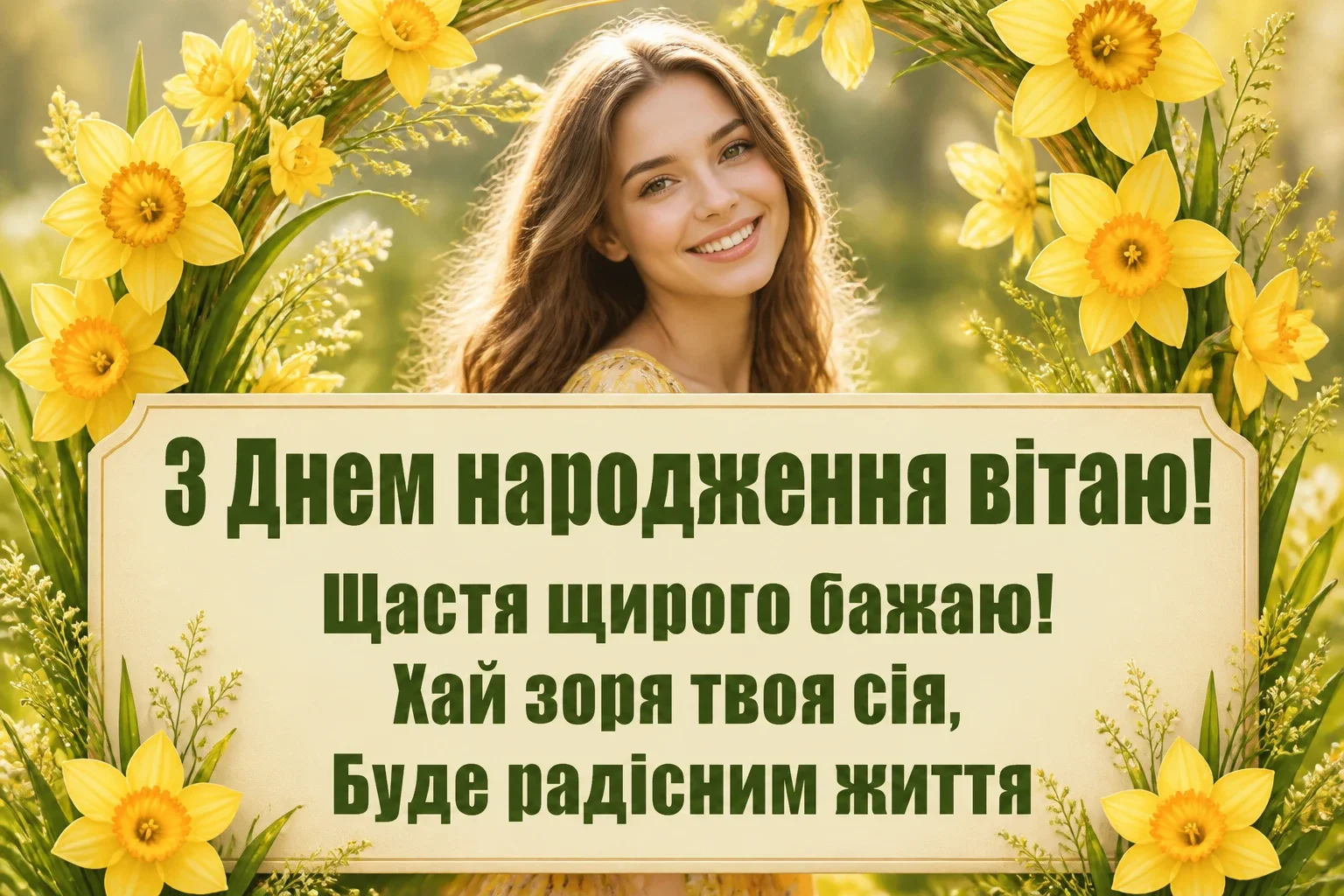 Привітання з днем народження для найкращої подруги з квітами в картинках