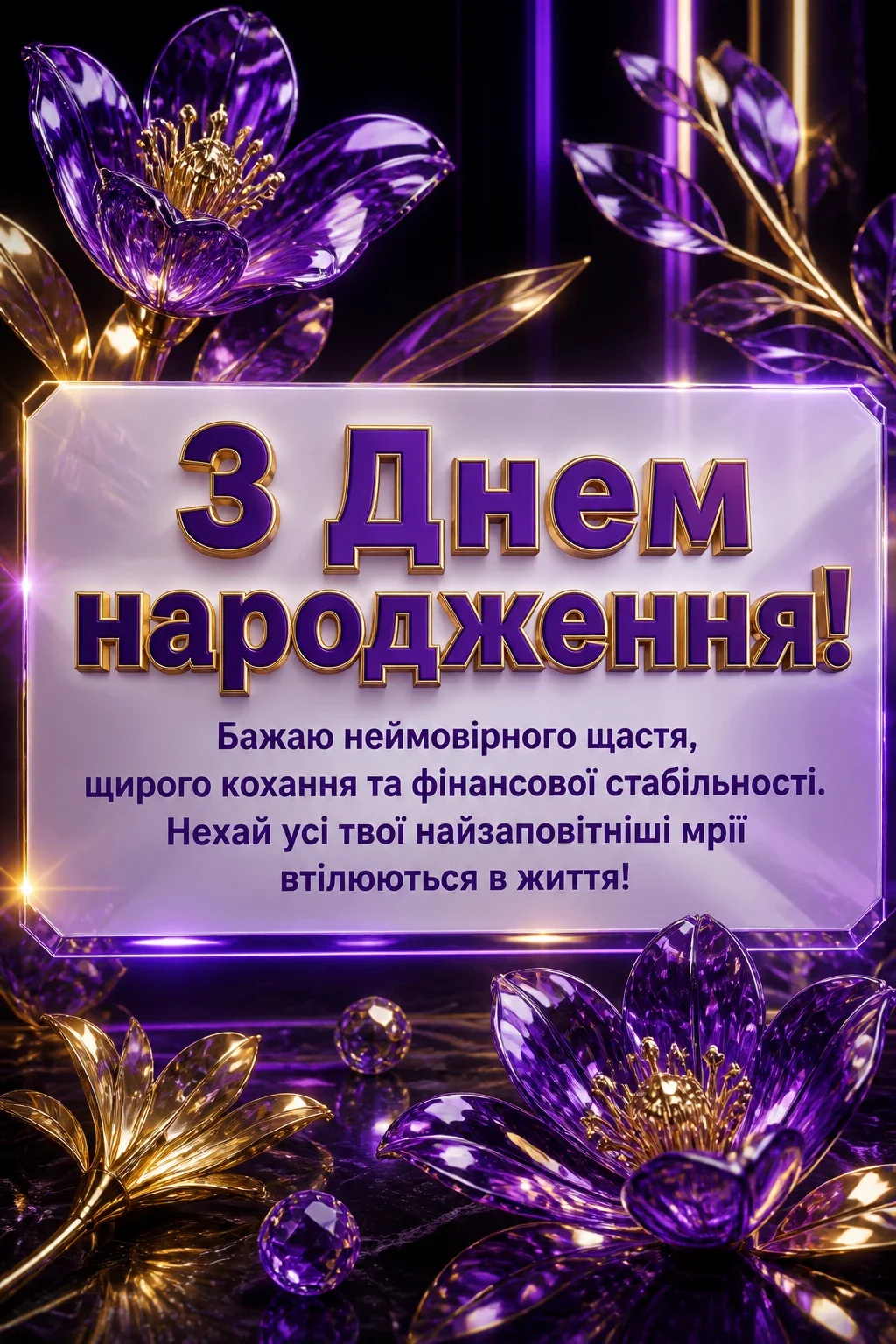 Привітання з днем народження для найкращої подруги з квітами в картинках