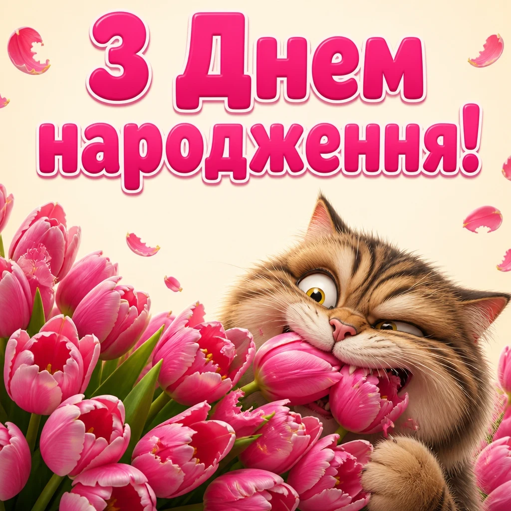 Привітання з днем народження для найкращої подруги з квітами в картинках