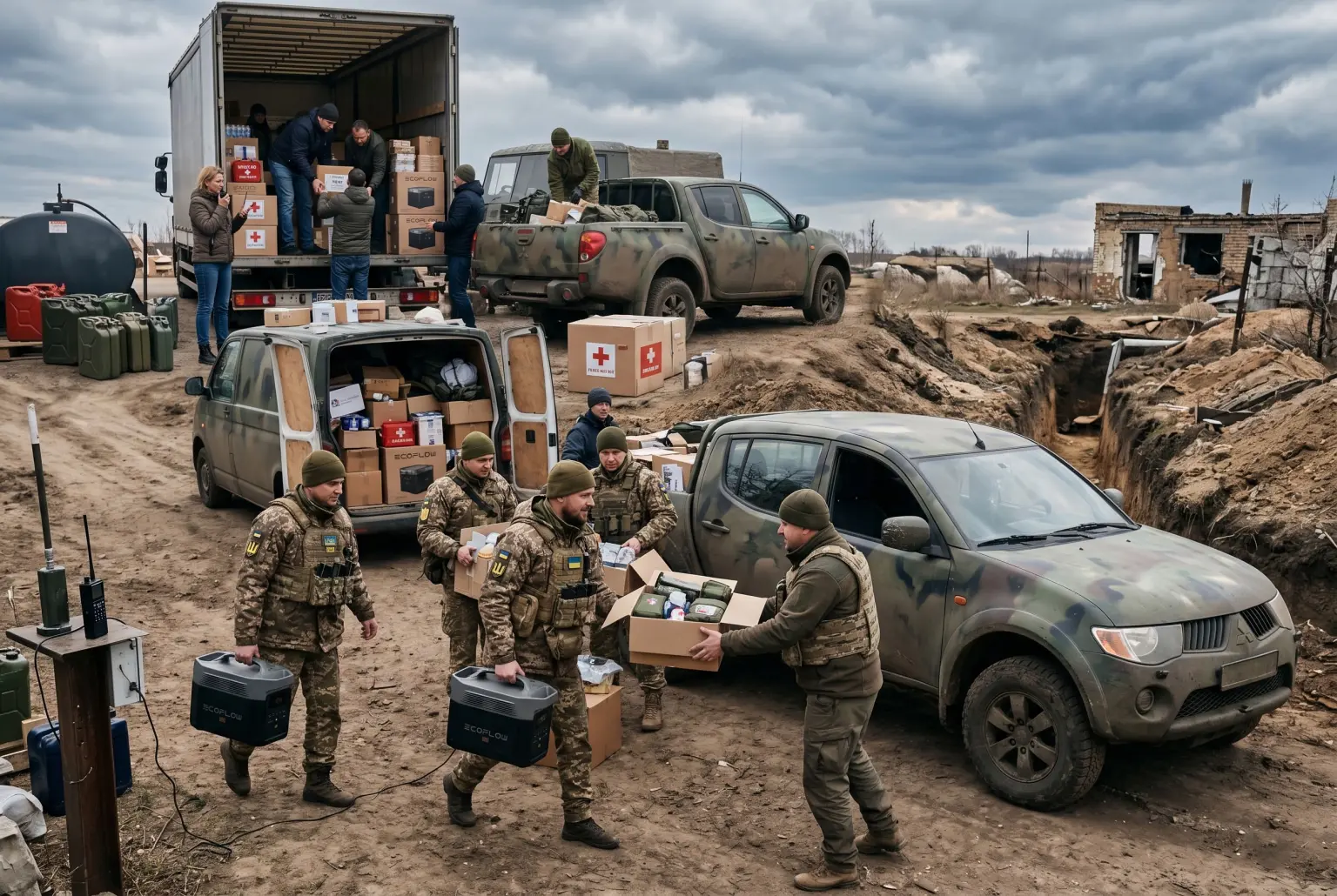 Чому збори на логістику — це така ж важлива допомога, як генератори, медицина чи автівки Чому збори на логістику — це така ж важлива допомога, як генератори, медицина чи автівки