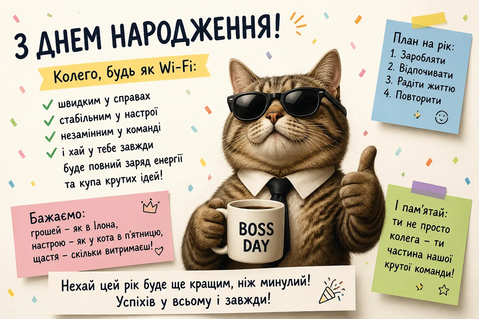 Прикольні привітання з днем народження колезі Прикольні привітання з днем народження колезі