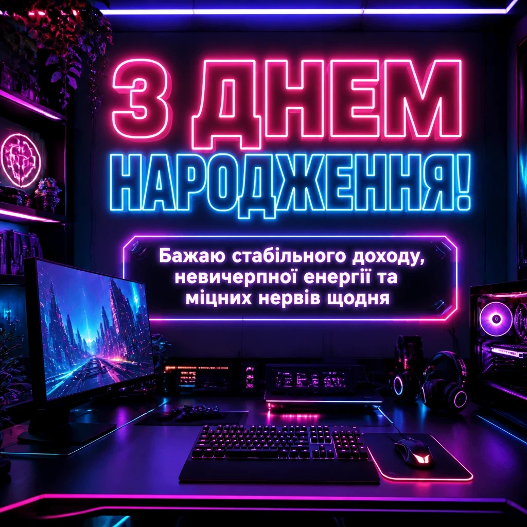 привітання мужчині з днем народження своїми словами