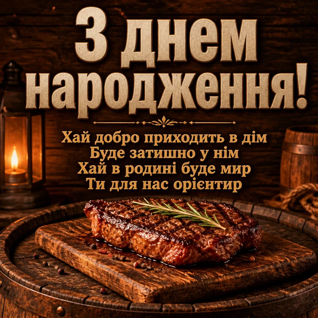 привітання мужчині з днем народження своїми словами