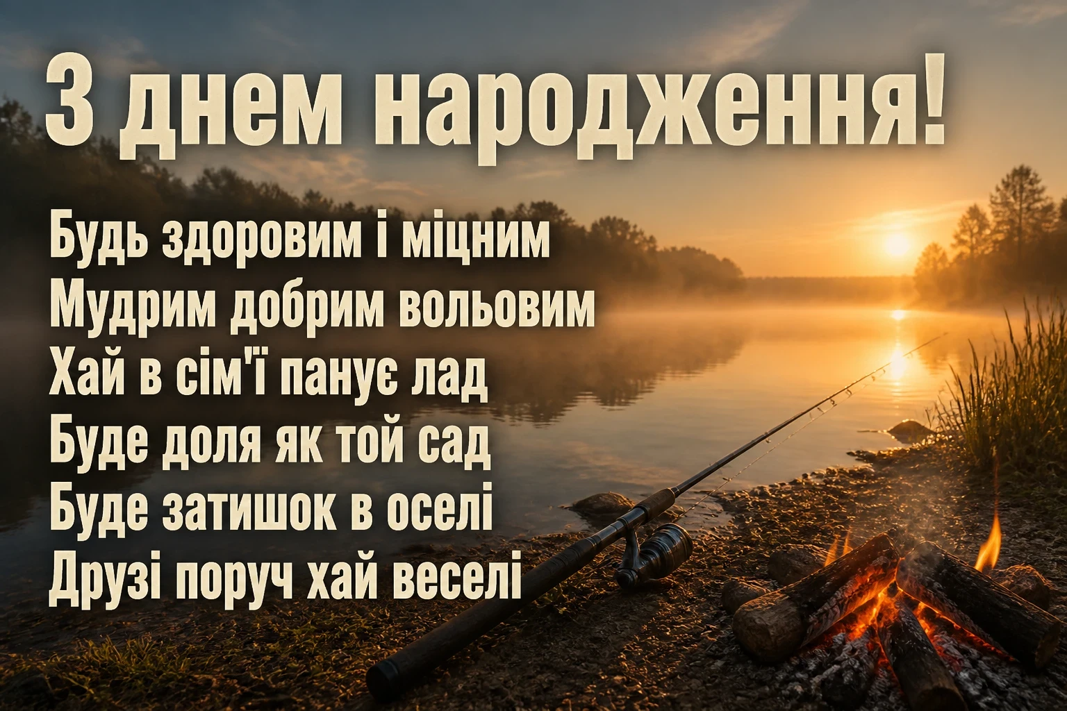 привітання мужчині з днем народження своїми словами