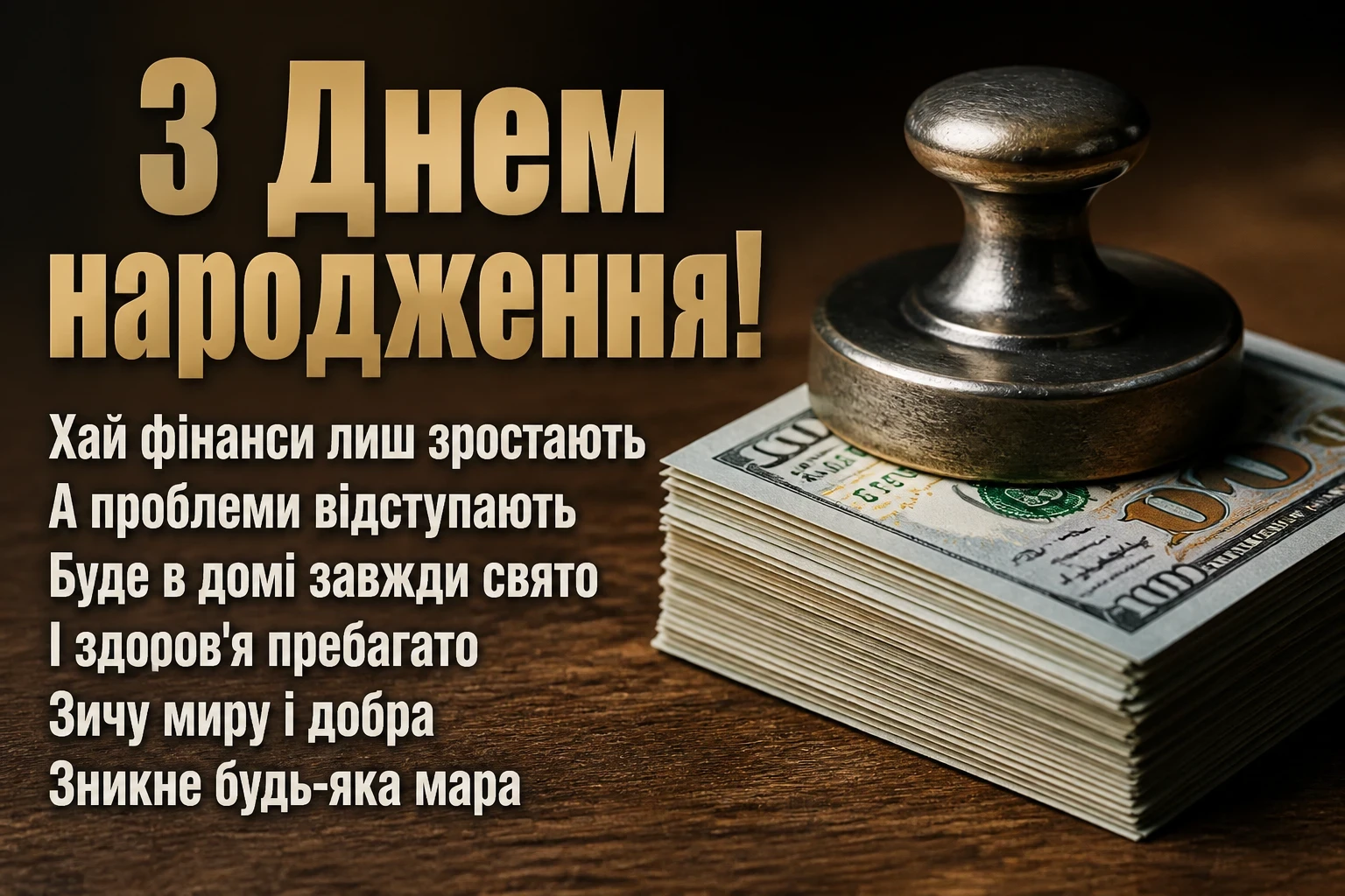 привітання мужчині з днем народження своїми словами