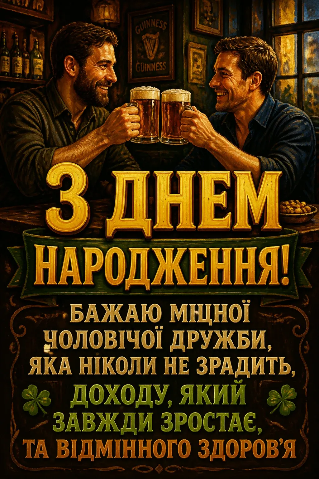 привітання мужчині з днем народження своїми словами
