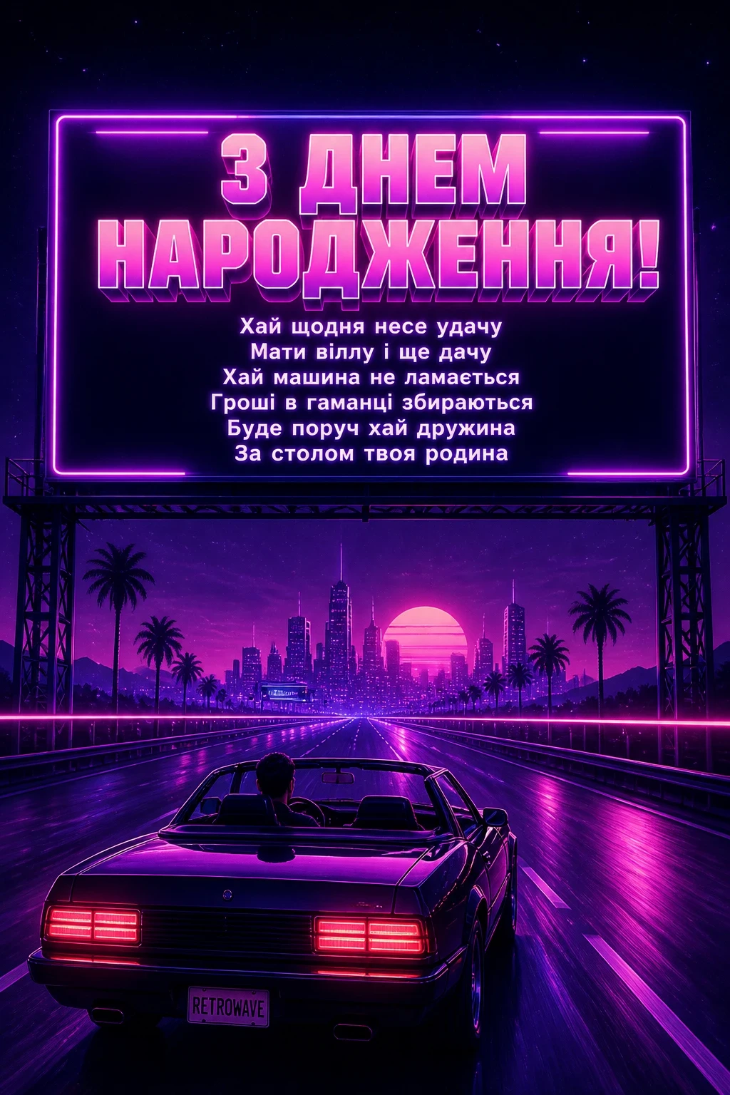 привітання мужчині з днем народження своїми словами