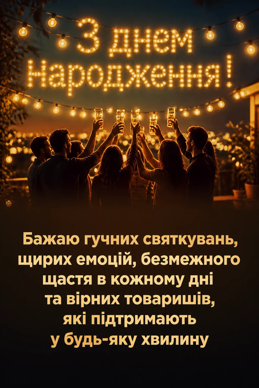 привітання мужчині з днем народження своїми словами