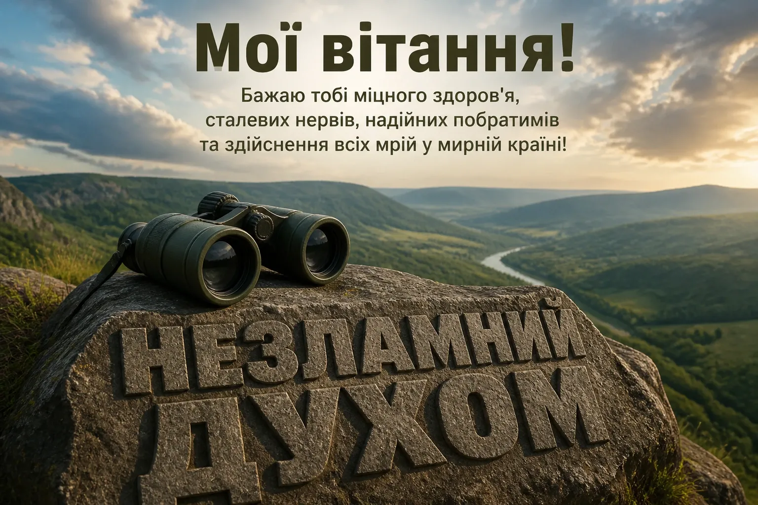 привітання з днем народження для воїна