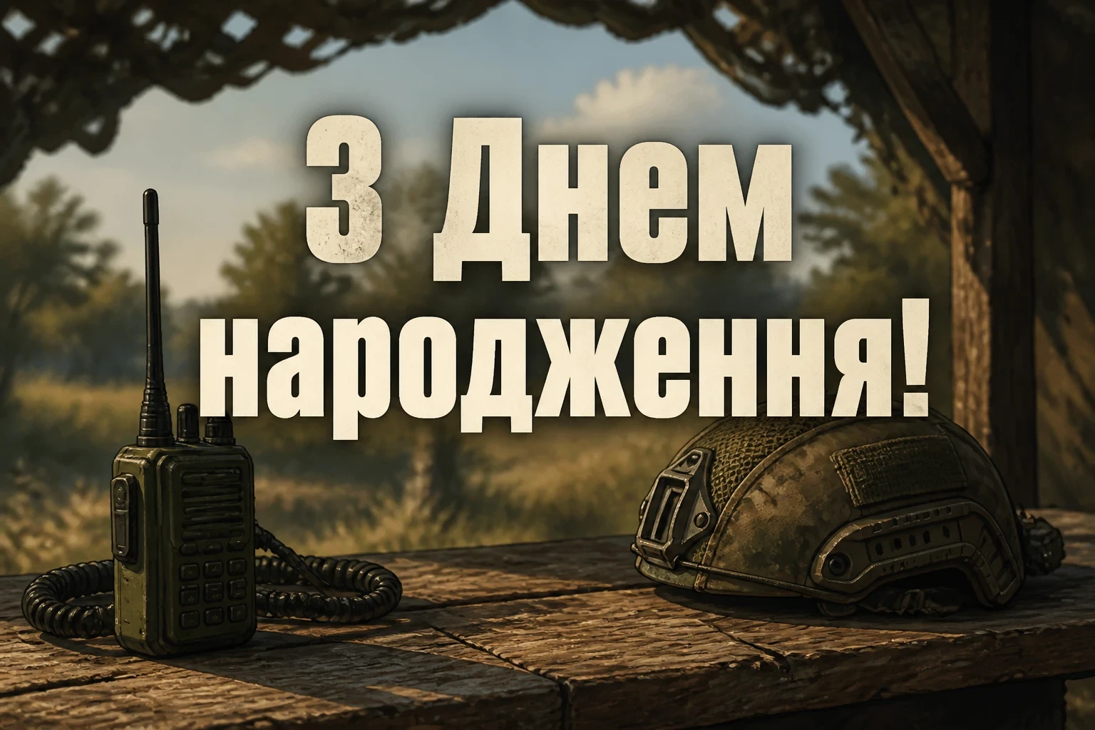 привітання з днем народження для воїна
