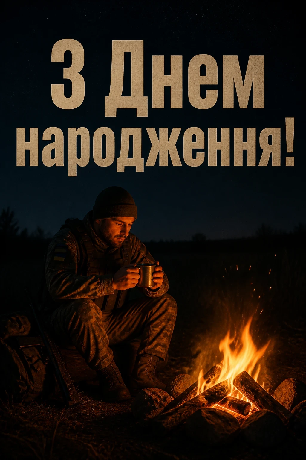 привітання з днем народження для воїна
