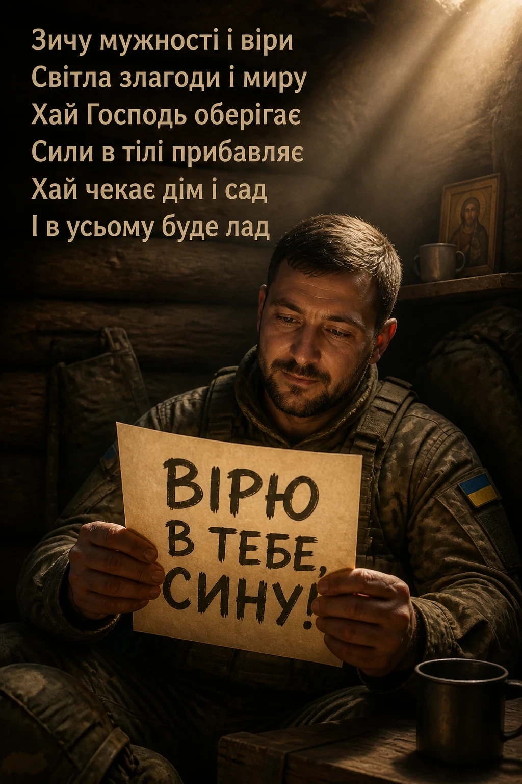привітання з днем народження для воїна
