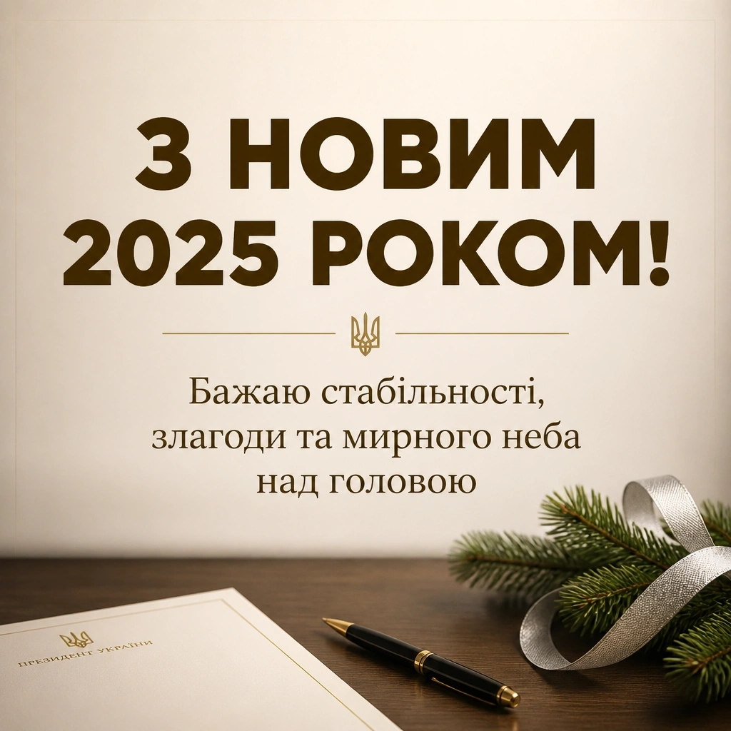 новорічне привітання президента украіни