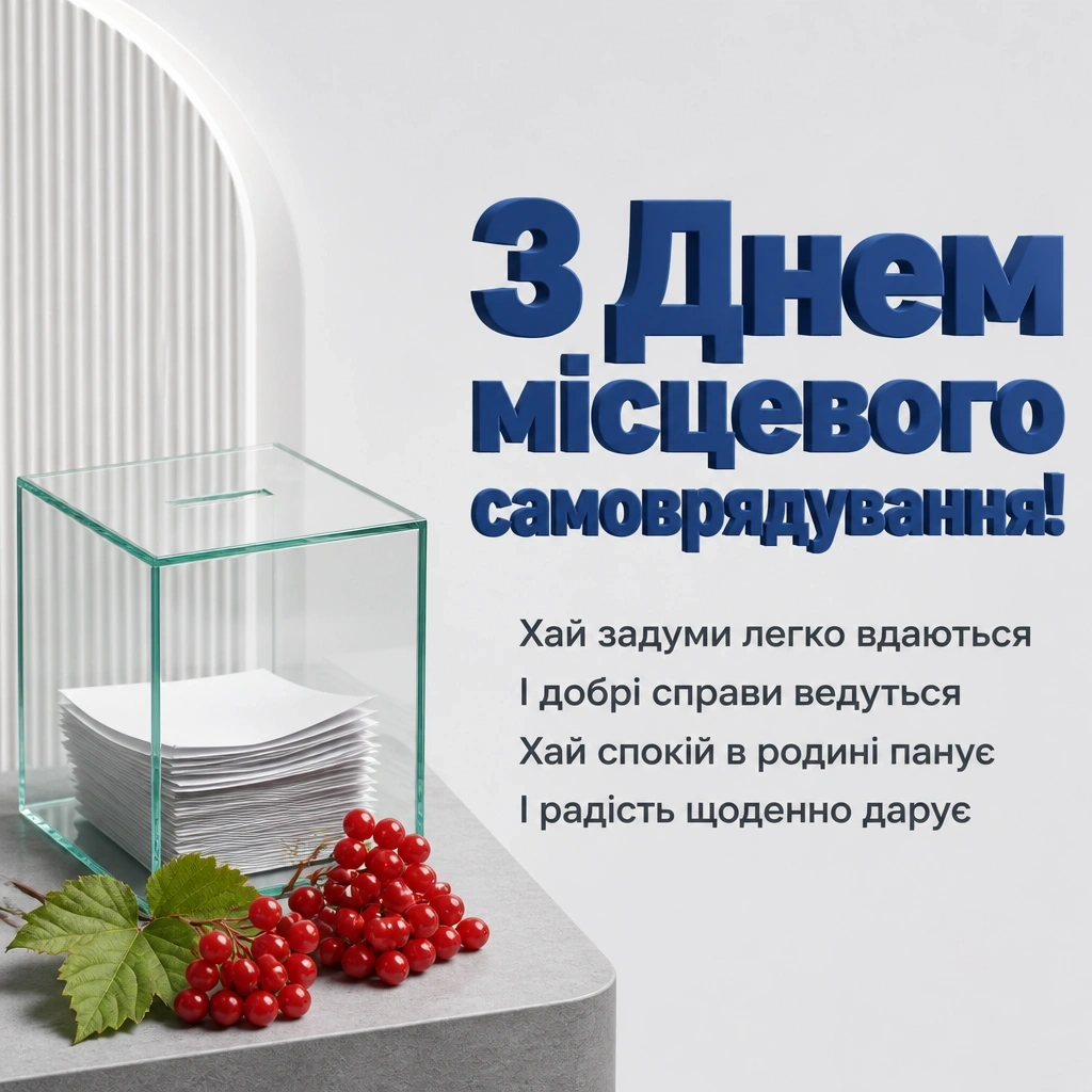 привітання з днем місцевого самоврядування