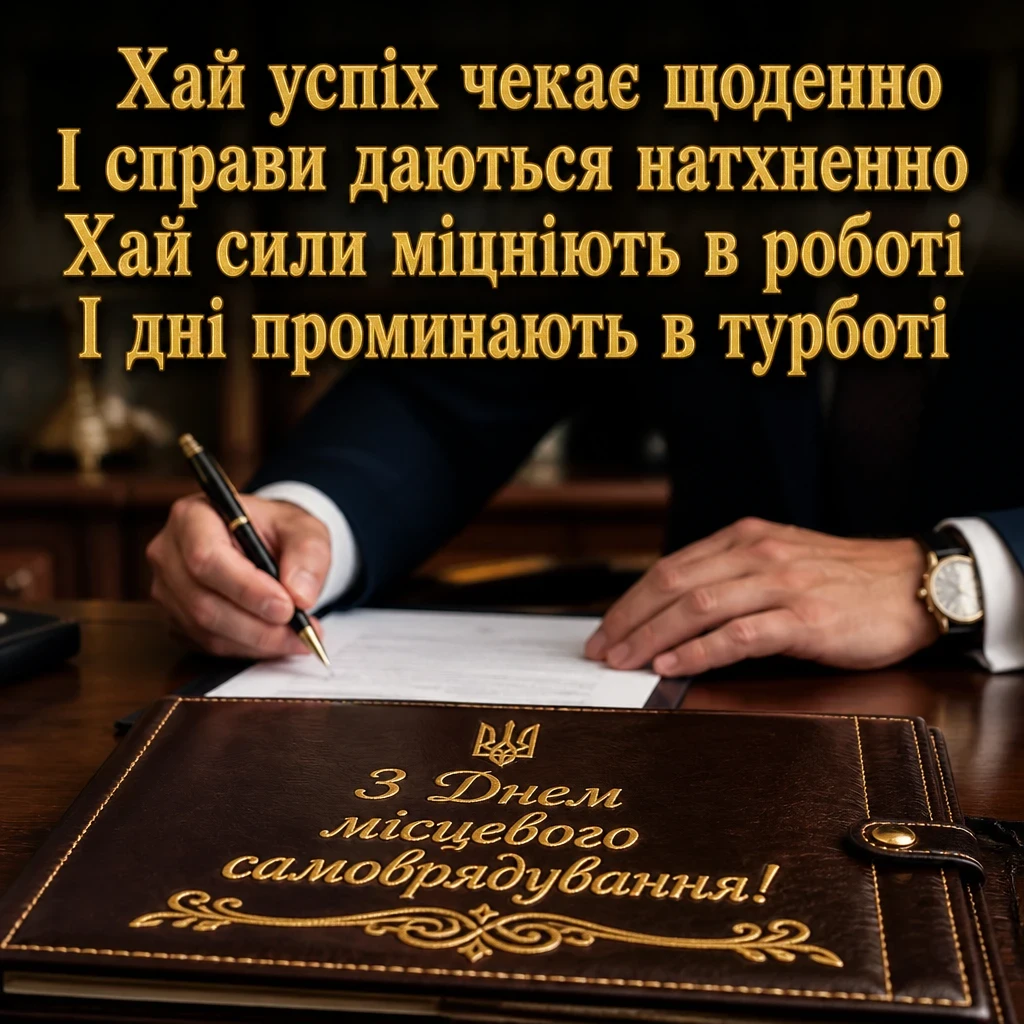 привітання з днем місцевого самоврядування