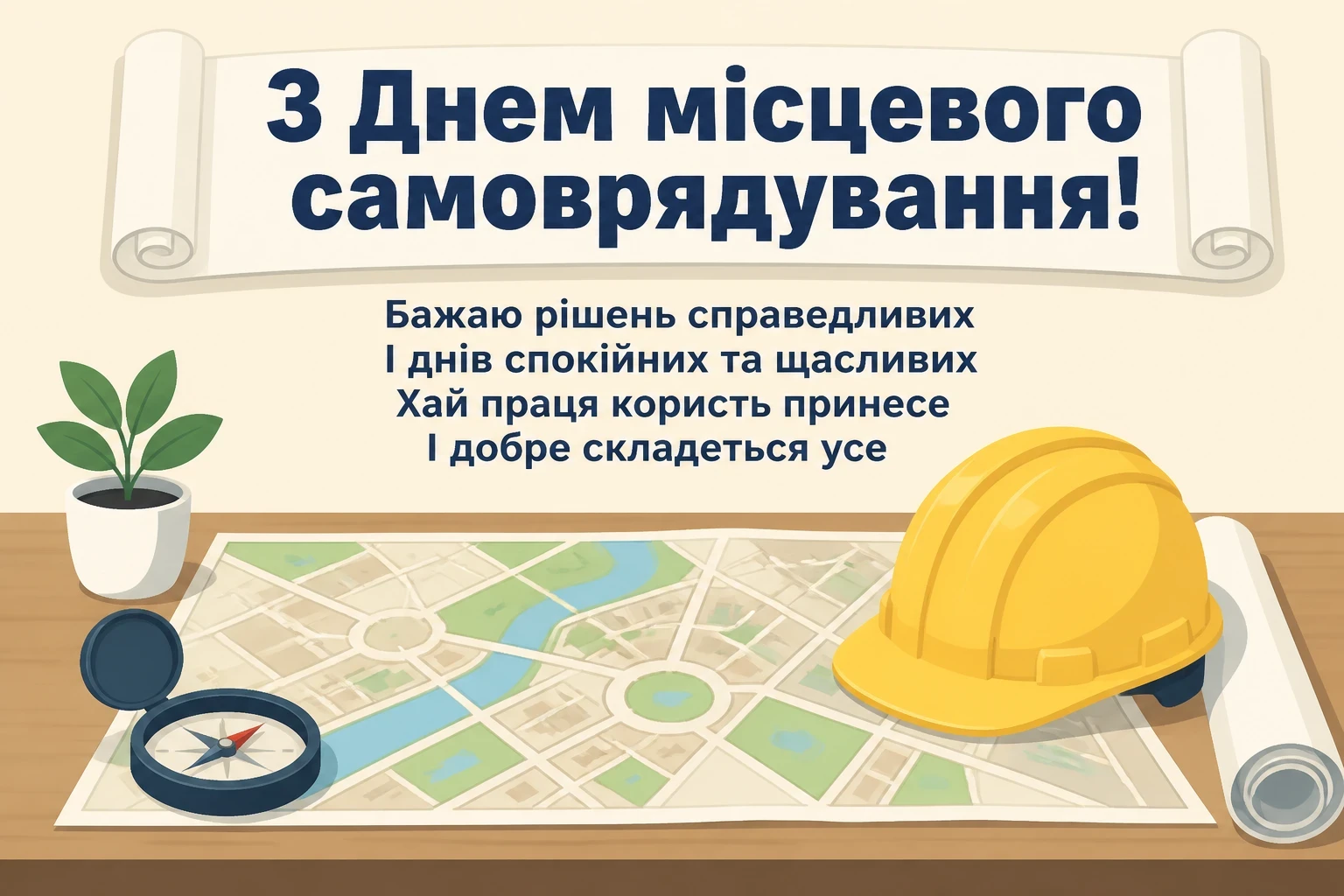 привітання з днем місцевого самоврядування