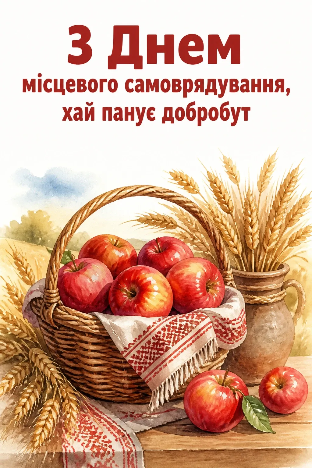 привітання з днем місцевого самоврядування