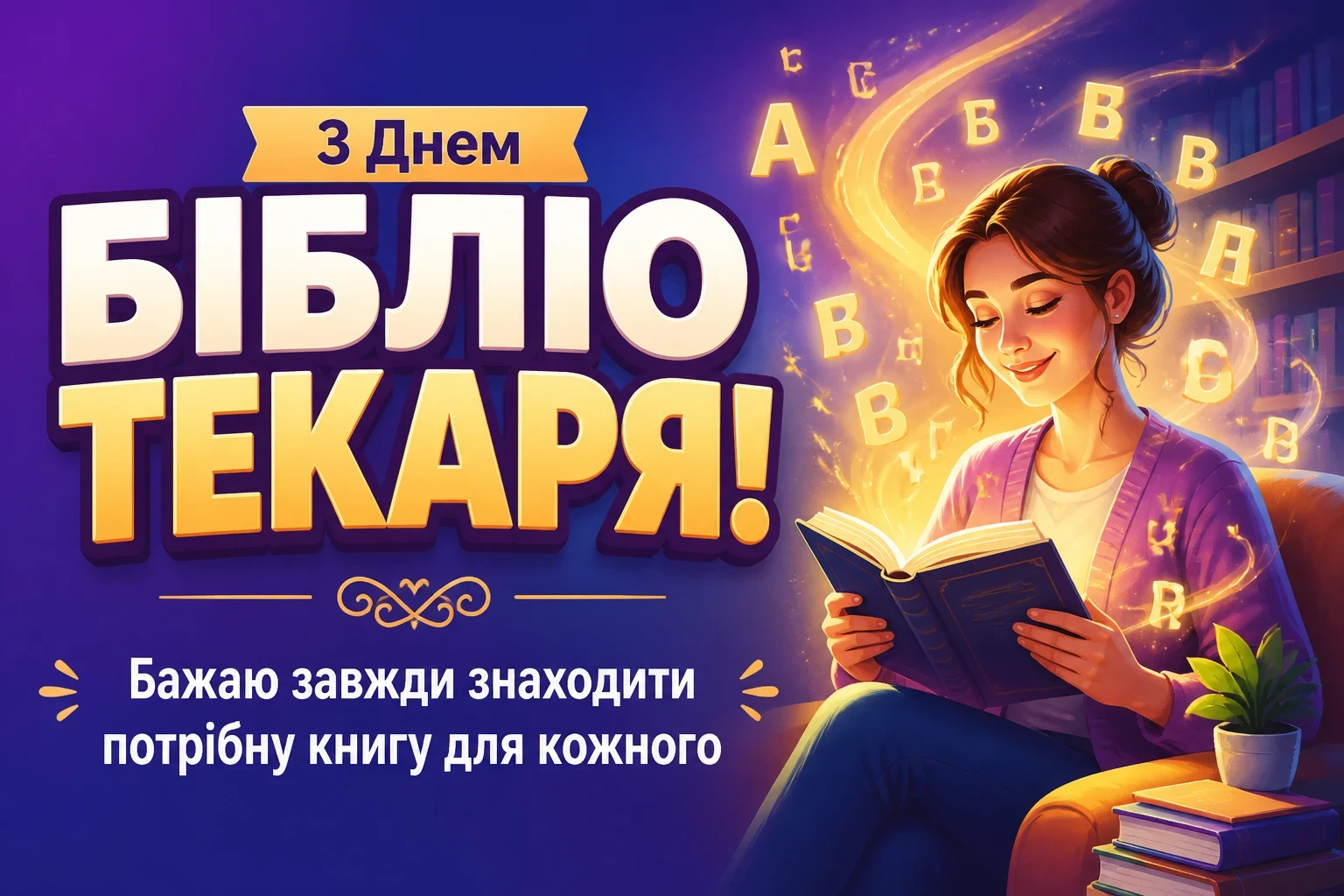 привітання з днем бібліотекаря