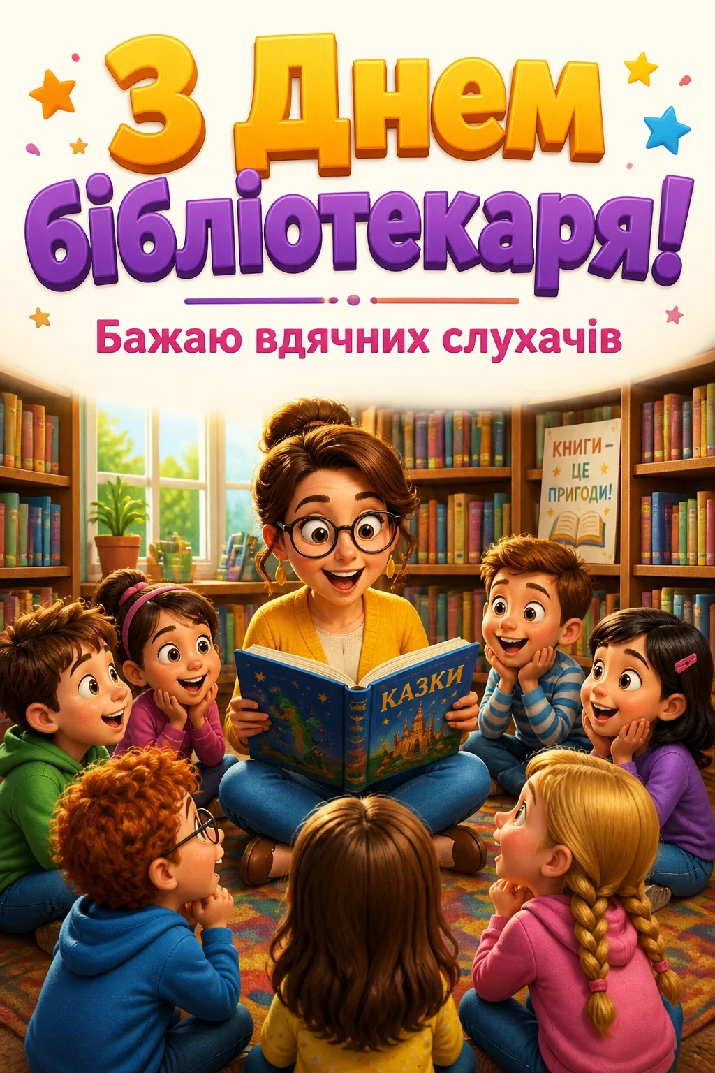 привітання з днем бібліотекаря