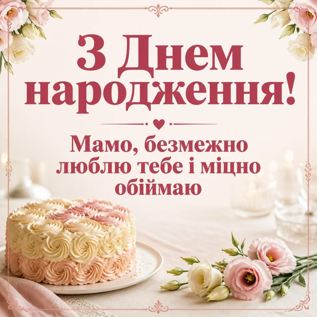 привітання з днем народження мамі від дочки привітання з днем народження мамі від дочки