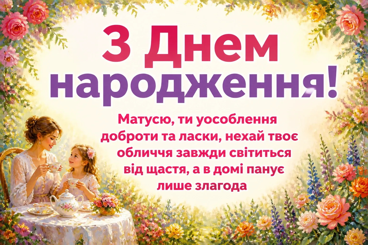 привітання з днем народження мамі від дочки привітання з днем народження мамі від дочки