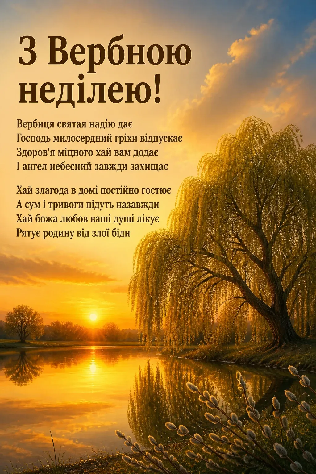 привітання з вербною неділею відкритки привітання з вербною неділею відкритки