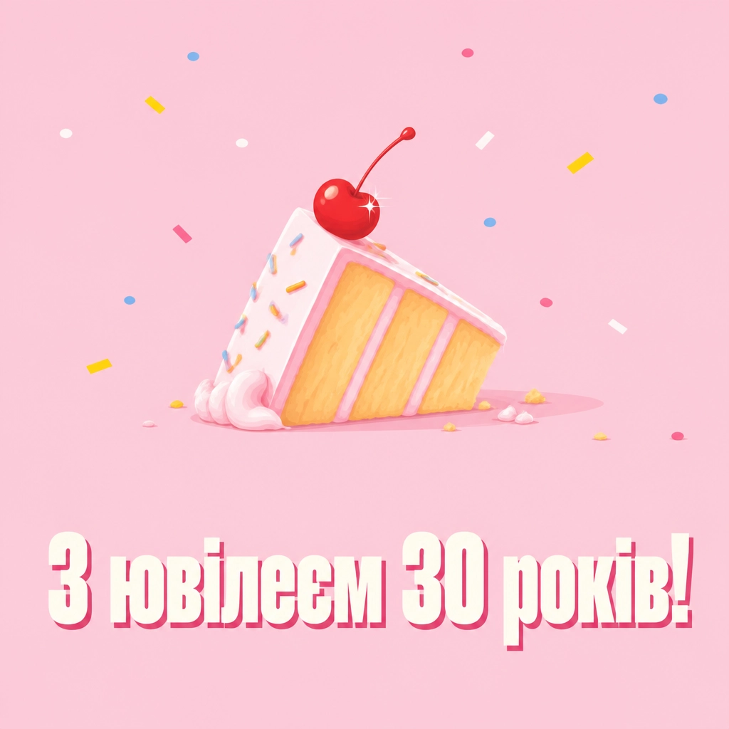 привітання подрузі з ювілеєм