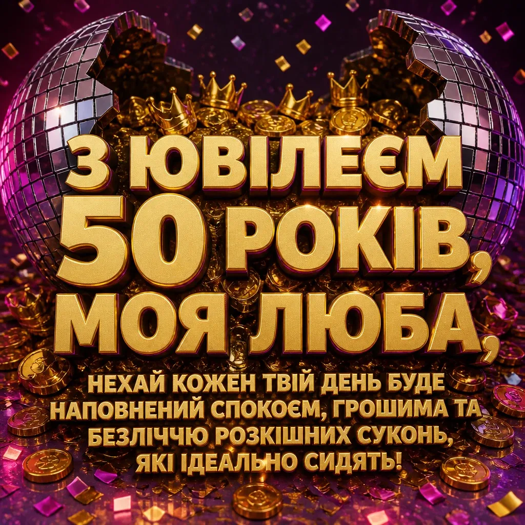 привітання подрузі з ювілеєм