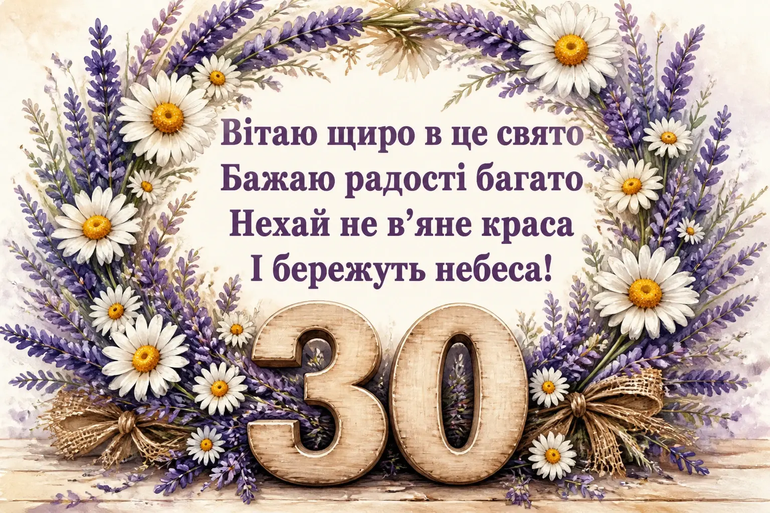 привітання подрузі з ювілеєм