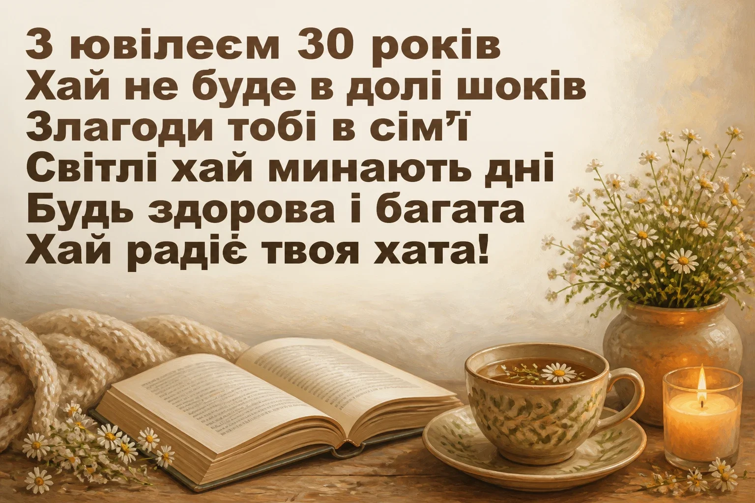 привітання подрузі з ювілеєм
