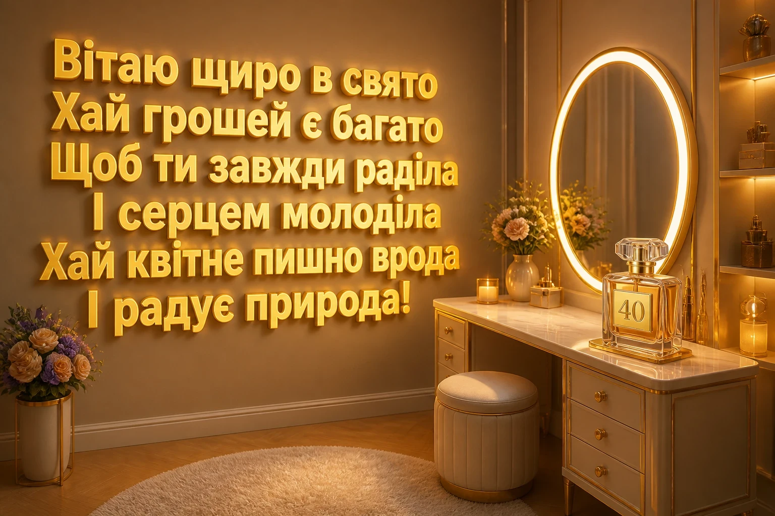 привітання подрузі з ювілеєм