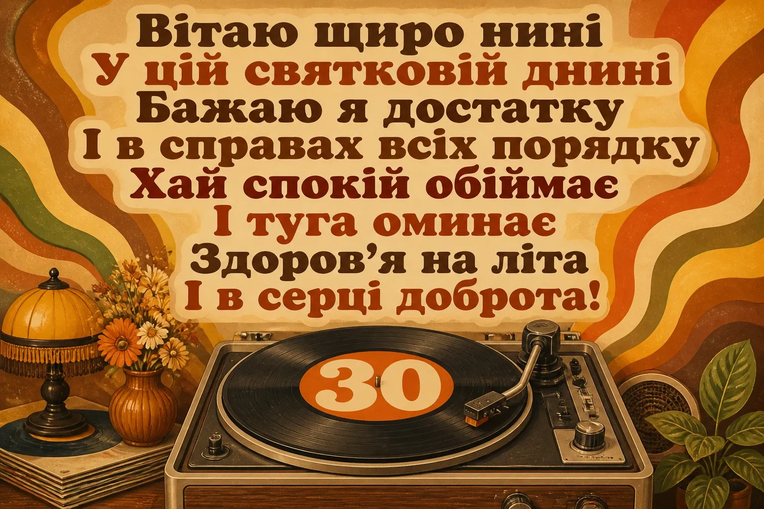 привітання подрузі з ювілеєм