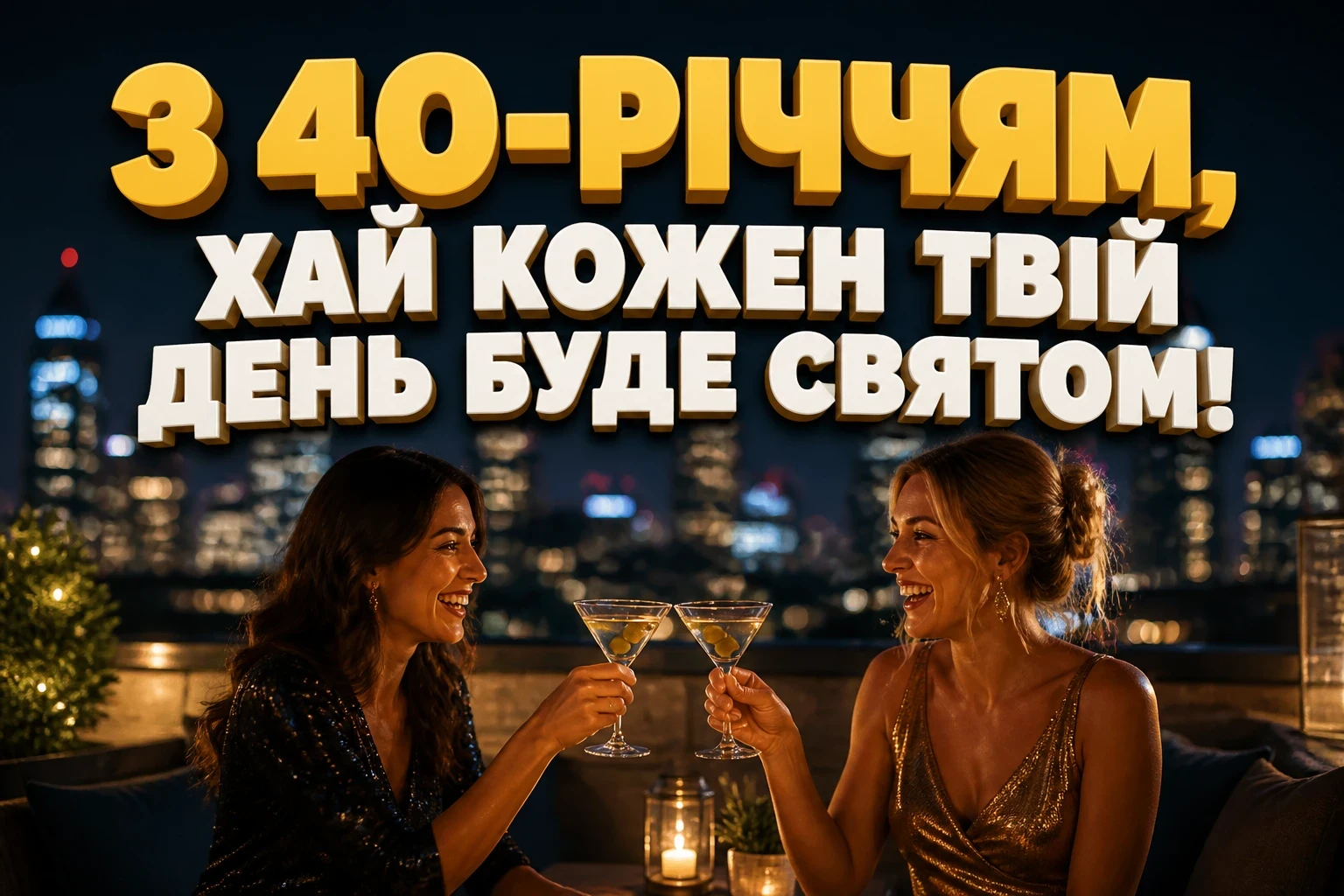 привітання подрузі з ювілеєм