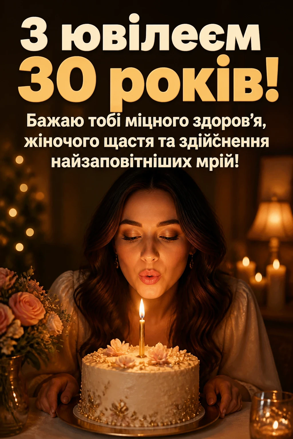 привітання подрузі з ювілеєм