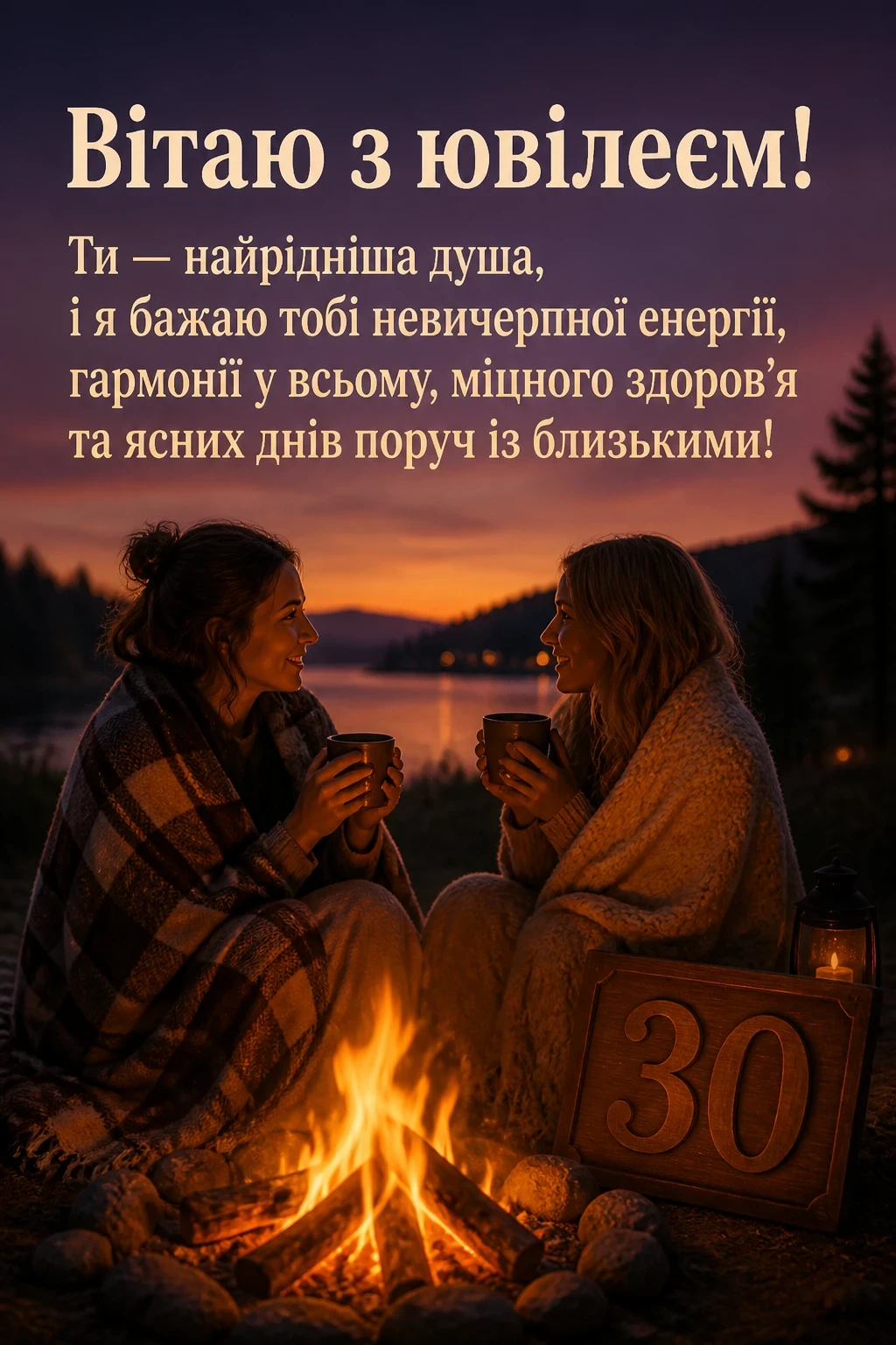 привітання подрузі з ювілеєм