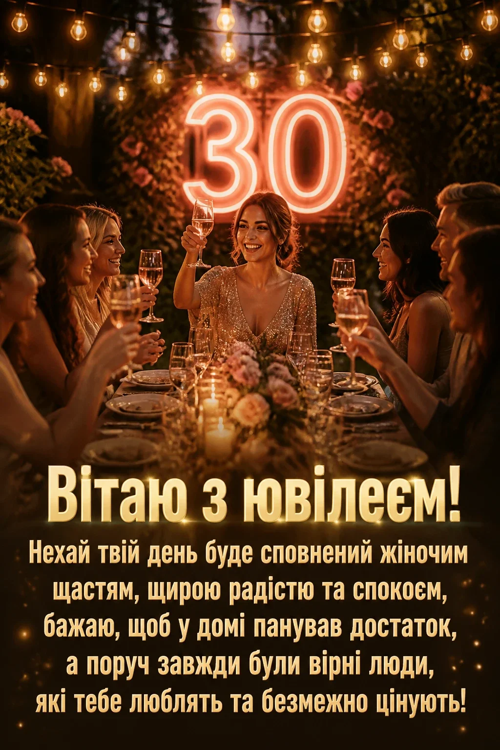 привітання подрузі з ювілеєм