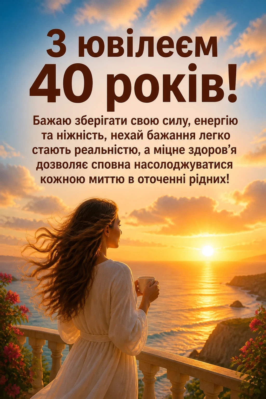 привітання подрузі з ювілеєм