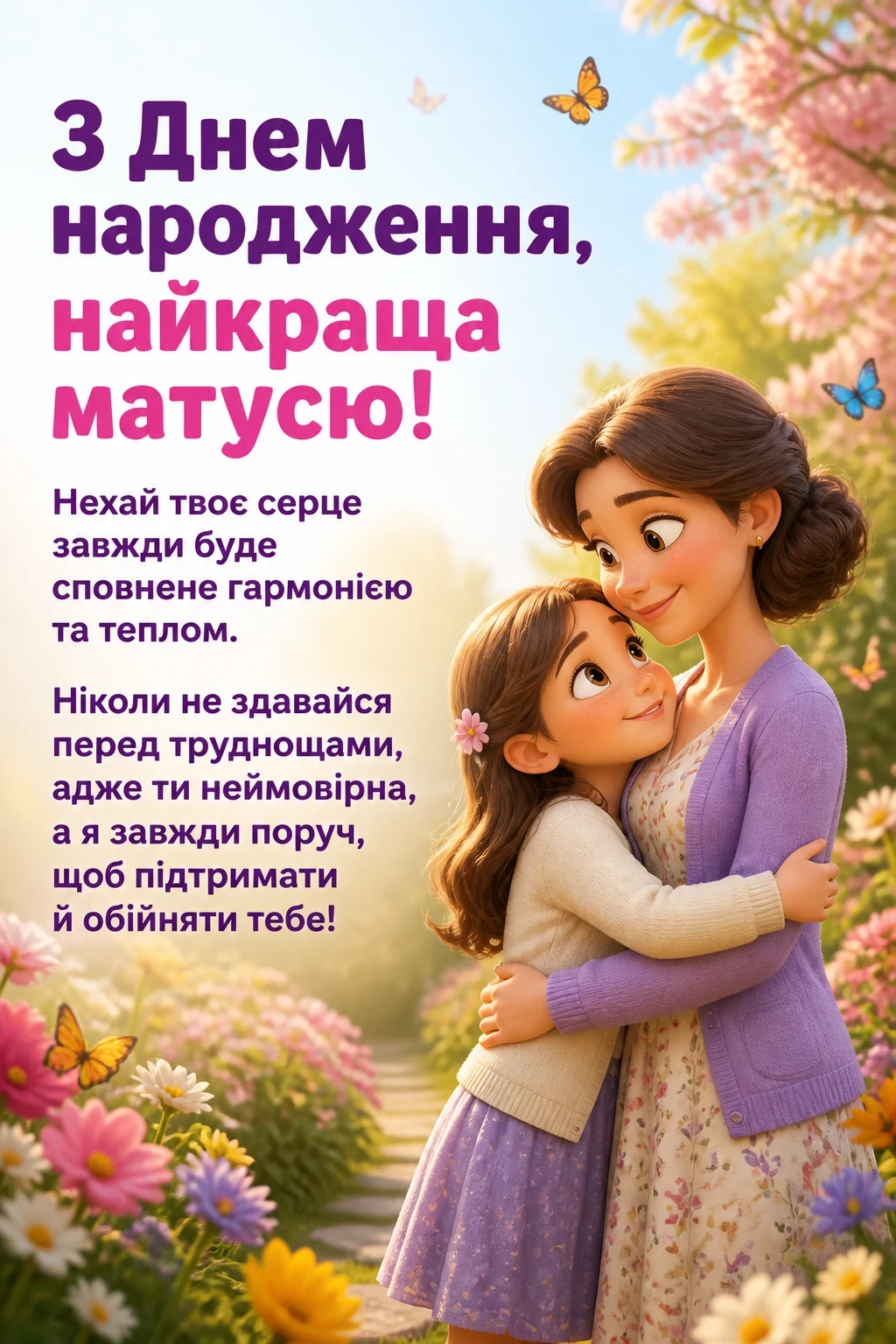 привітання з днем народження мамі від дочки привітання з днем народження мамі від дочки