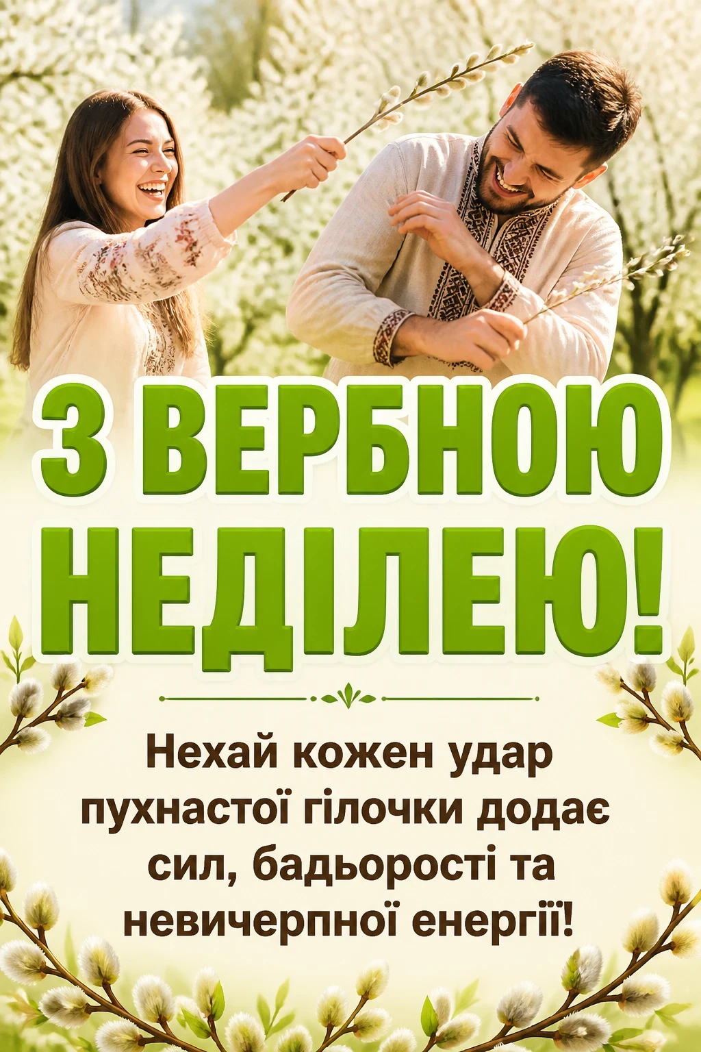 привітання з вербною неділею відкритки привітання з вербною неділею відкритки