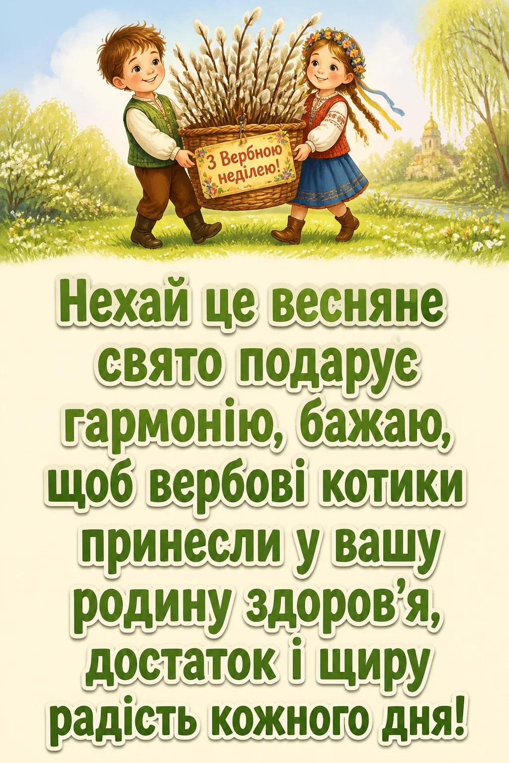 привітання з вербною неділею відкритки привітання з вербною неділею відкритки