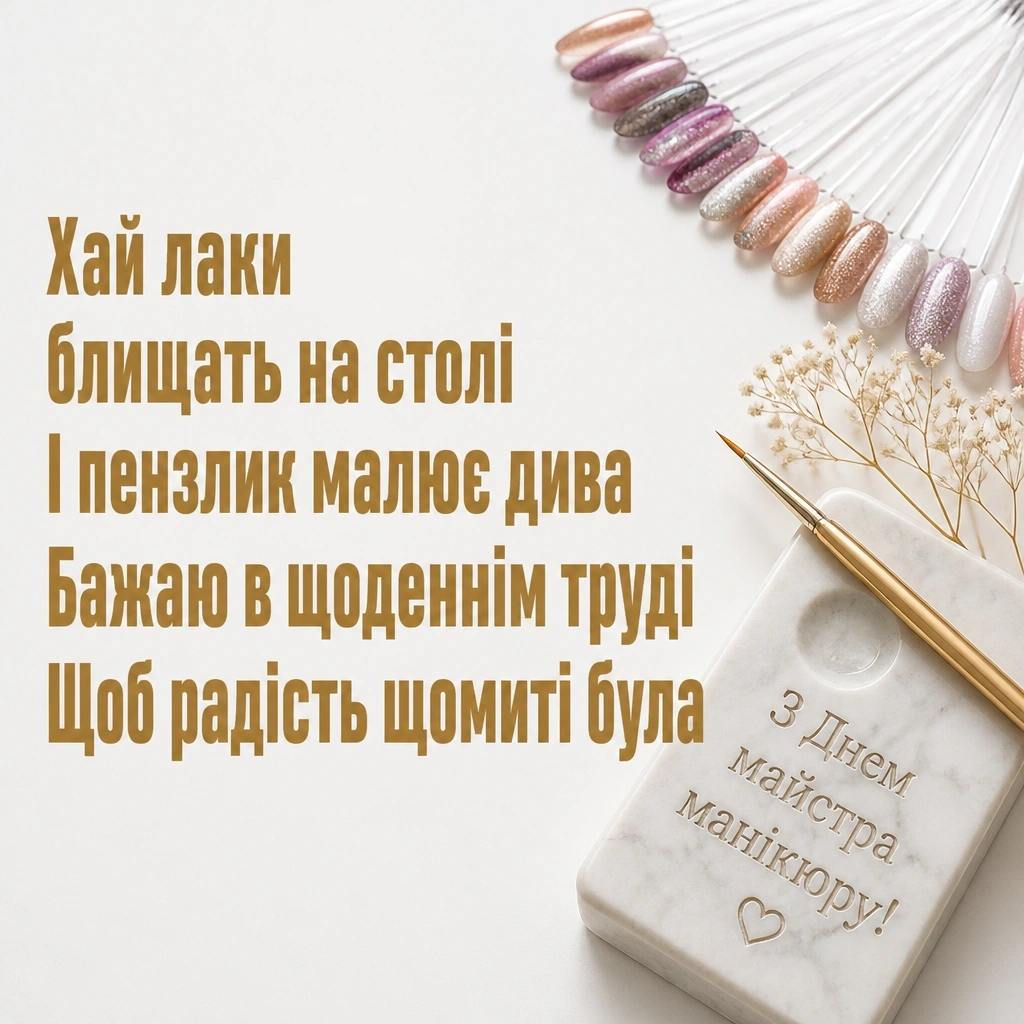 день майстра манікюру привітання день майстра манікюру привітання