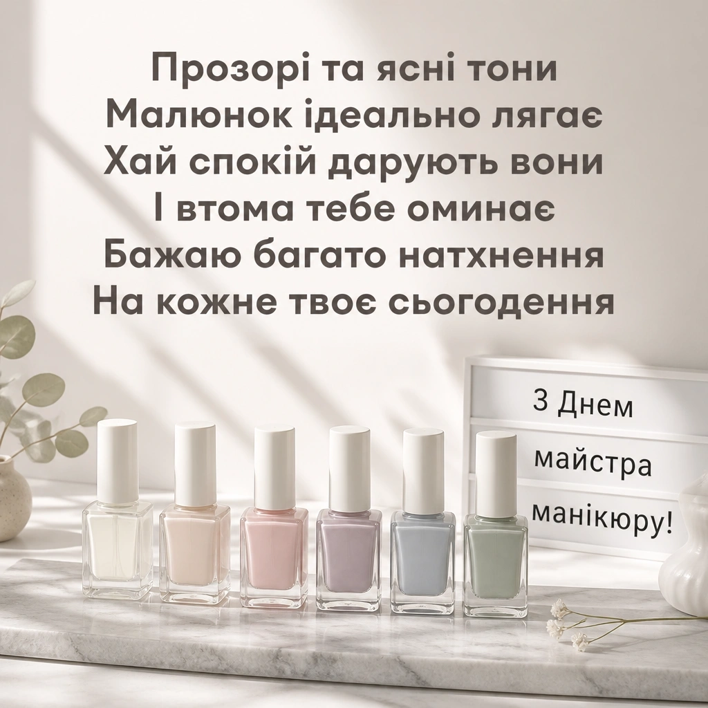 день майстра манікюру привітання день майстра манікюру привітання