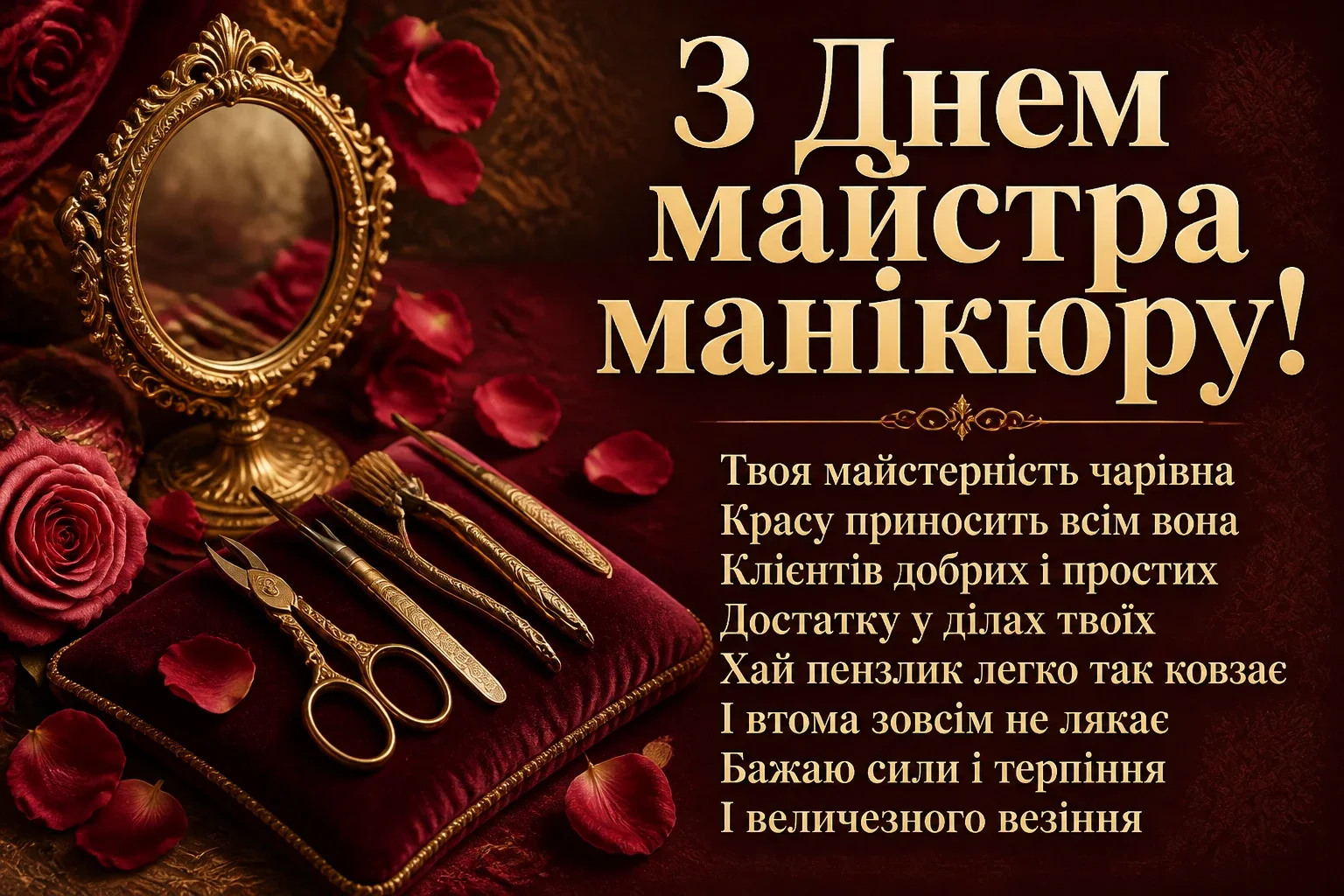 день майстра манікюру привітання день майстра манікюру привітання