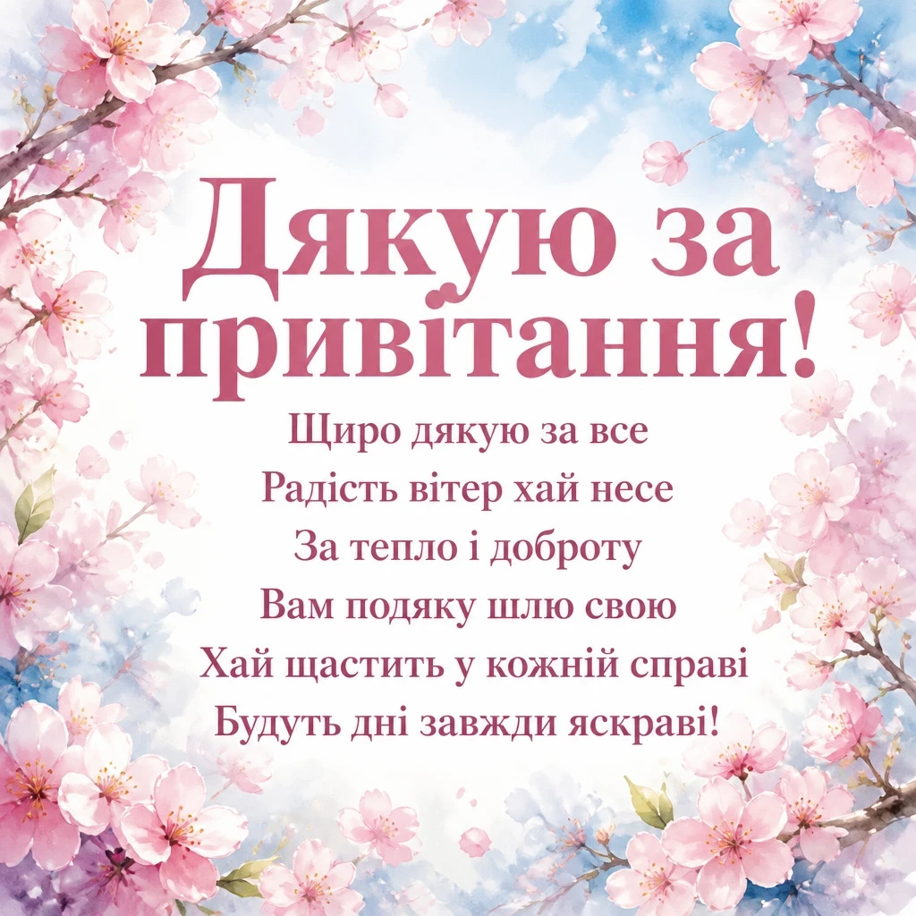 листівки щиро дякую за привітання листівки щиро дякую за привітання