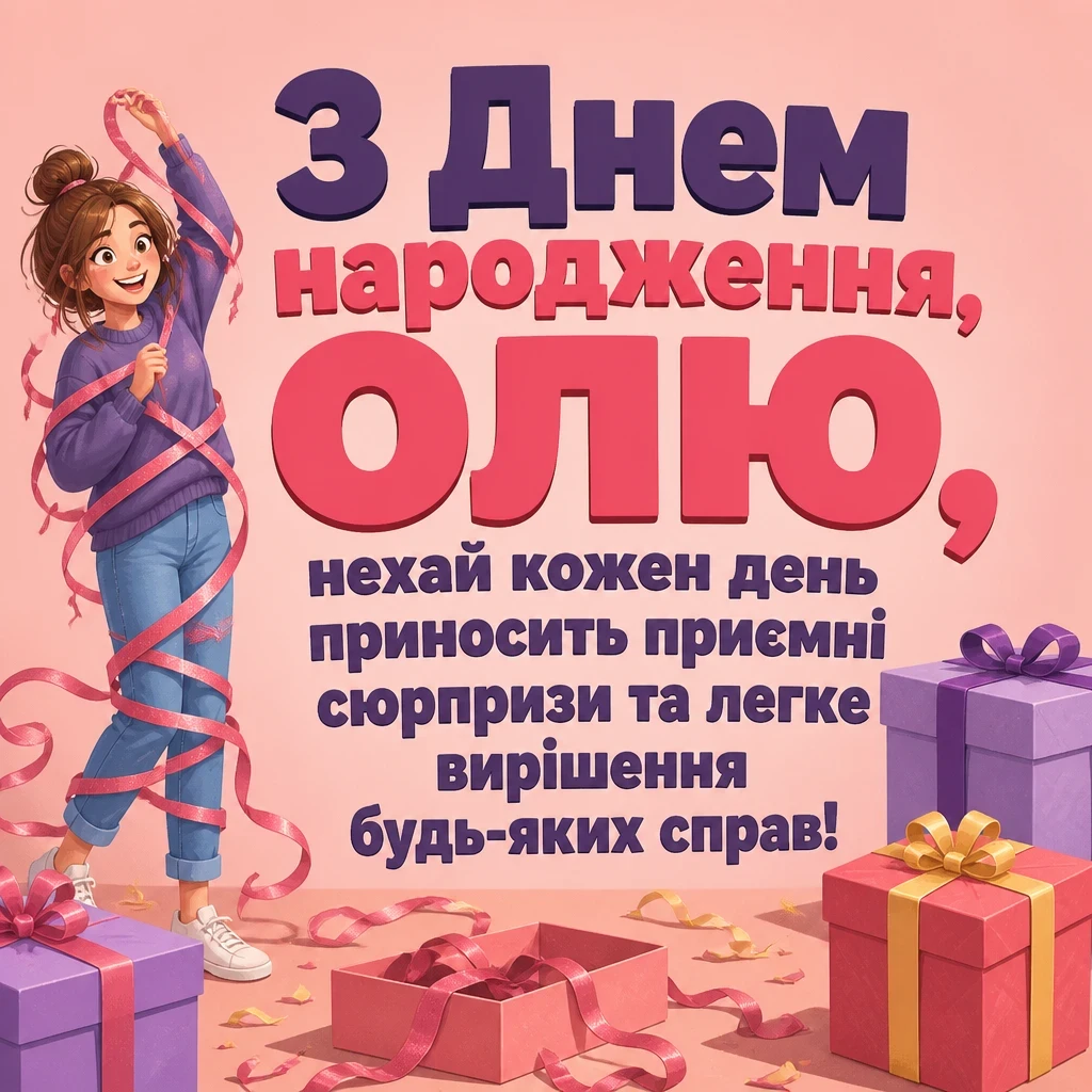оля привітання оля з днем народження оля привітання оля з днем народження